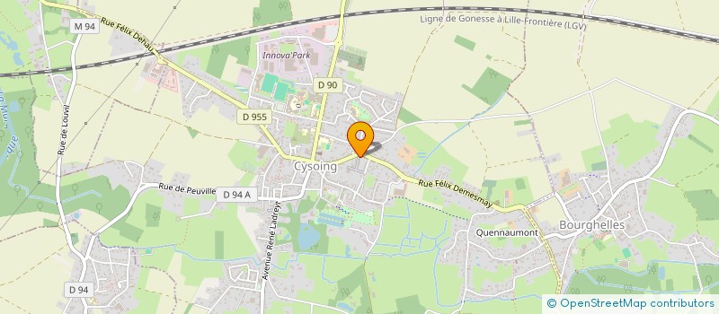 localisation de l'entreprise TRANSPORT MATHON  CYSOING