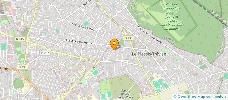 localisation de l'entreprise TRANSPORT MAZOUNI BOUADLA à LE PLESSIS-TREVISE