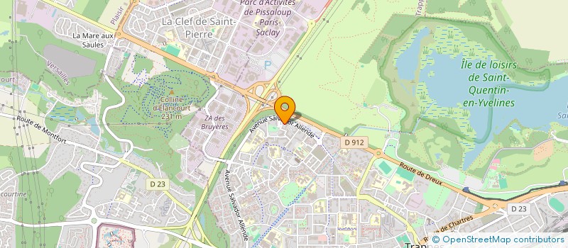 localisation de l'entreprise TRANSPORT MB  TRAPPES