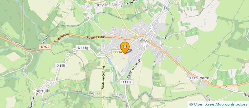 localisation de l'entreprise TRANSPORT MB à NOLAY