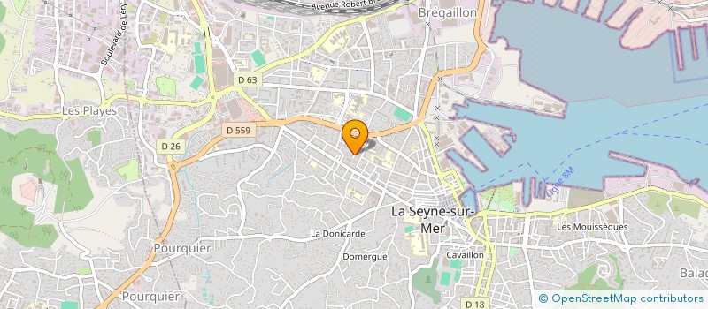 localisation de l'entreprise TRANSPORT MESSAGERIE DISTRIBUTION  LA SEYNE-SUR-MER