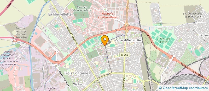 localisation de l'entreprise TRANSPORT MEZIANI à REIMS