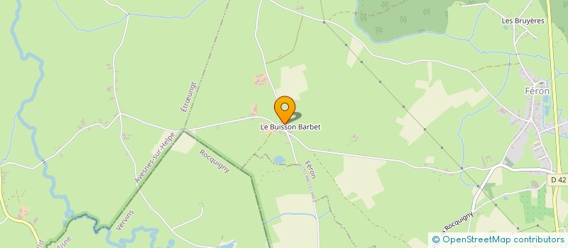 localisation de l'entreprise TRANSPORT MG BOIS  FERON