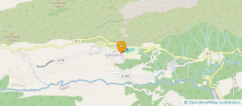 localisation de l'entreprise TRANSPORT MICHEL VTC VAN COTE-D'AZUR  GREOLIERES