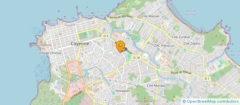 localisation de l'entreprise TRANSPORT MIGUEL  CAYENNE