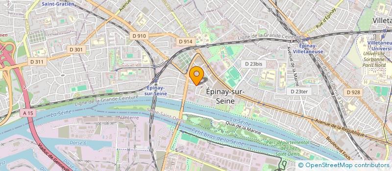 localisation de l'entreprise TRANSPORT MILADI  EPINAY-SUR-SEINE