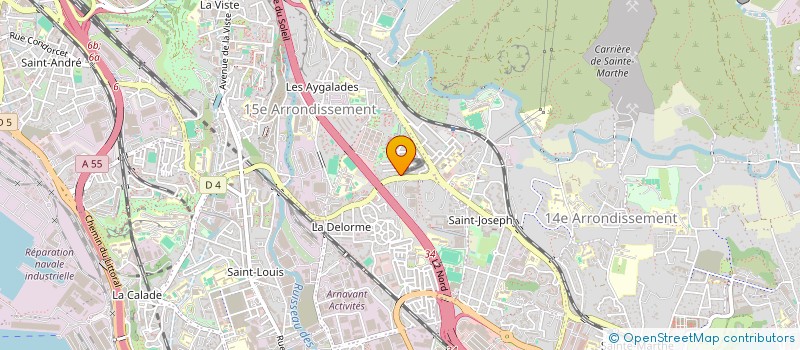 localisation de l'entreprise TRANSPORT MODAPI COLIS FRET MESSAGERIE à MARSEILLE