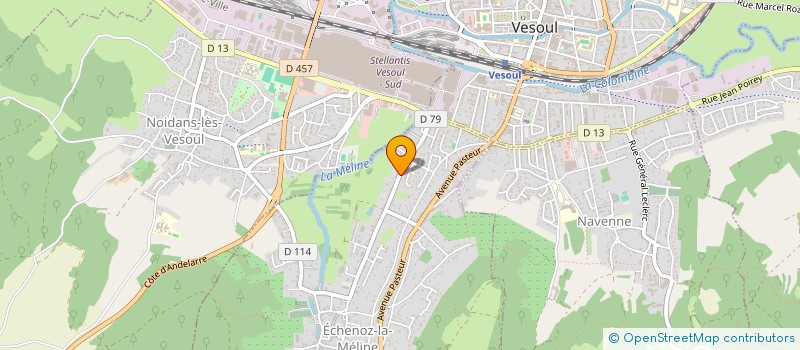 localisation de l'entreprise TRANSPORT MONIQUE TISSOT  NAVENNE