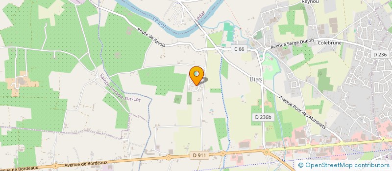 localisation de l'entreprise TRANSPORT MONJO  BIAS