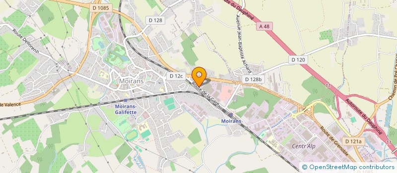 localisation de l'entreprise TRANSPORT MORI  MOIRANS