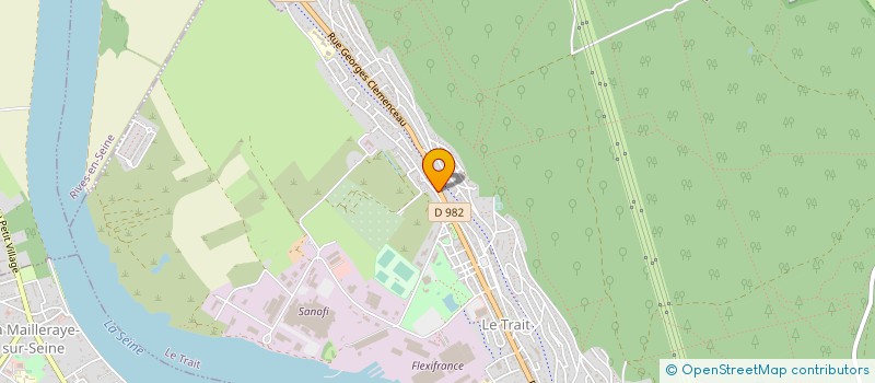 localisation de l'entreprise TRANSPORT MORIN  LE TRAIT