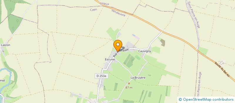 localisation de l'entreprise TRANSPORT MORIN BENJAMIN  LOUVAGNY