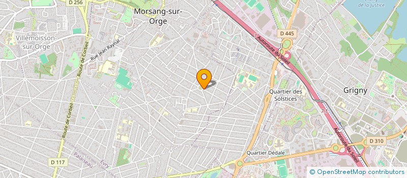 localisation de l'entreprise TRANSPORT MORSANTOIS  MORSANG-SUR-ORGE