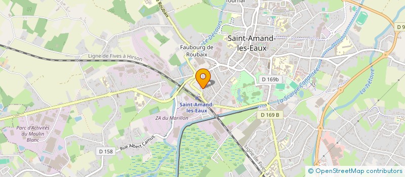 localisation de l'entreprise TRANSPORT MS  SAINT-AMAND-LES-EAUX