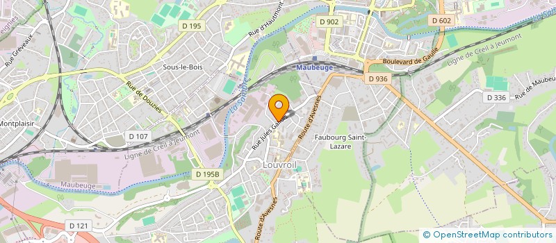 localisation de l'entreprise TRANSPORT NAML  LOUVROIL