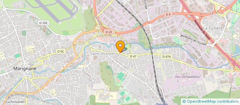 localisation de l'entreprise TRANSPORT NANOU  SAINT-VICTORET