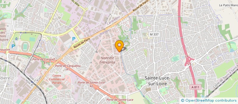 localisation de l'entreprise TRANSPORT NANTES EST à NANTES