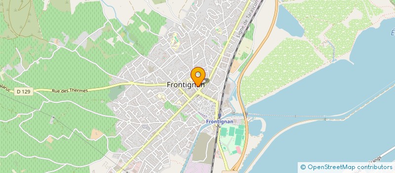 localisation de l'entreprise TRANSPORT NAVAL INDUSTRIE à FRONTIGNAN