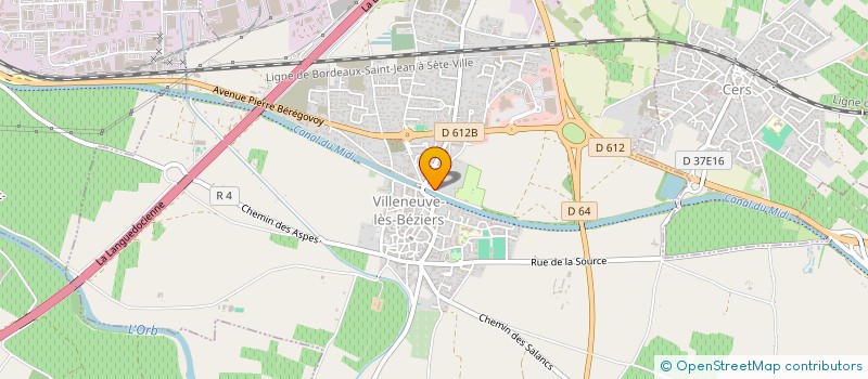 localisation de l'entreprise TRANSPORT NAVY FLUVIAL à VILLENEUVE-LES-BEZIERS