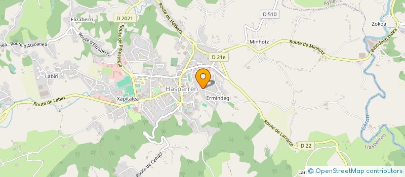 localisation de l'entreprise TRANSPORT NOBLIA à HASPARREN