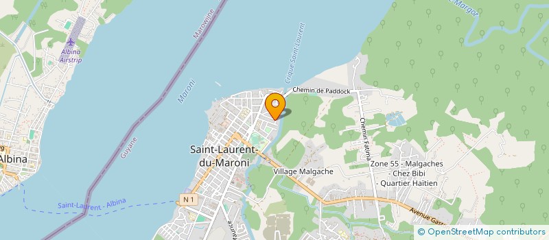 localisation de l'entreprise TRANSPORT OUADI PHILIPPE à SAINT-LAURENT-DU-MARONI