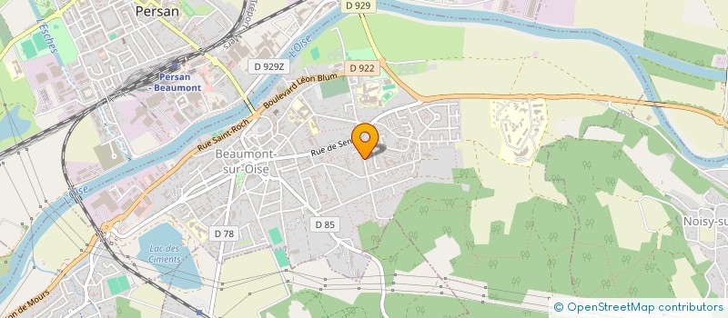 localisation de l'entreprise TRANSPORT PANIC  BEAUMONT-SUR-OISE