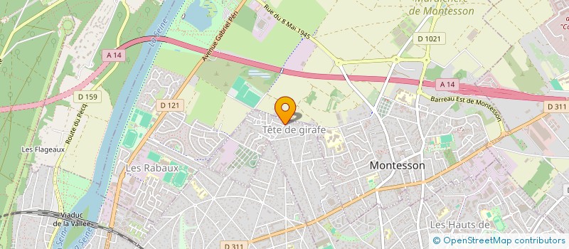 localisation de l'entreprise TRANSPORT PAPILLON SARL  CHATOU