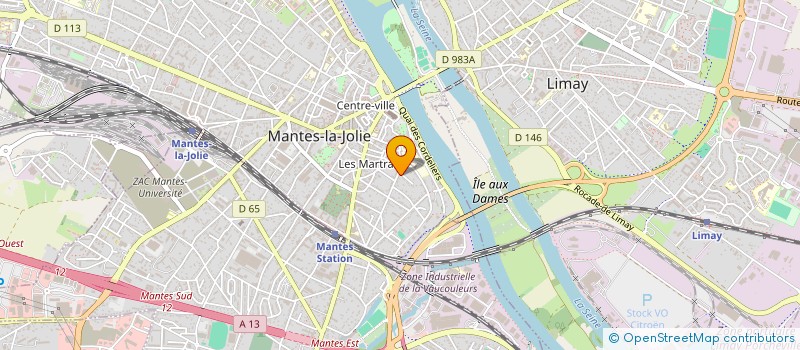 localisation de l'entreprise TRANSPORT PARISIEN  MANTES-LA-JOLIE