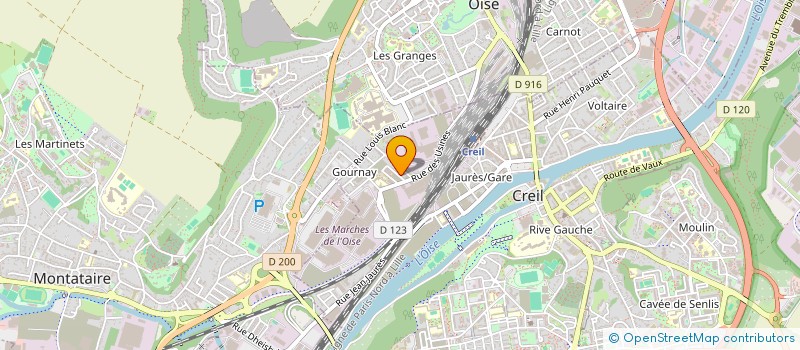 localisation de l'entreprise TRANSPORT PASKAL  CREIL