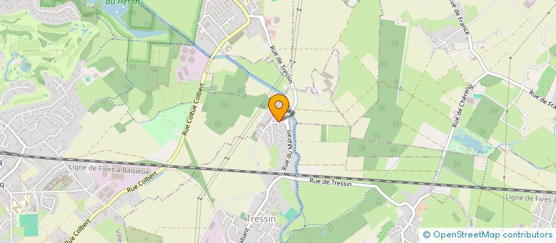 localisation de l'entreprise TRANSPORT PASSAVANT  TRESSIN