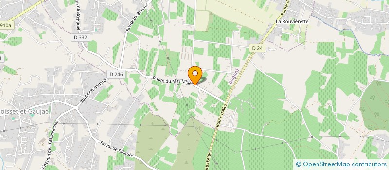 localisation de l'entreprise TRANSPORT PEPIN VITTOZ  BAGARD