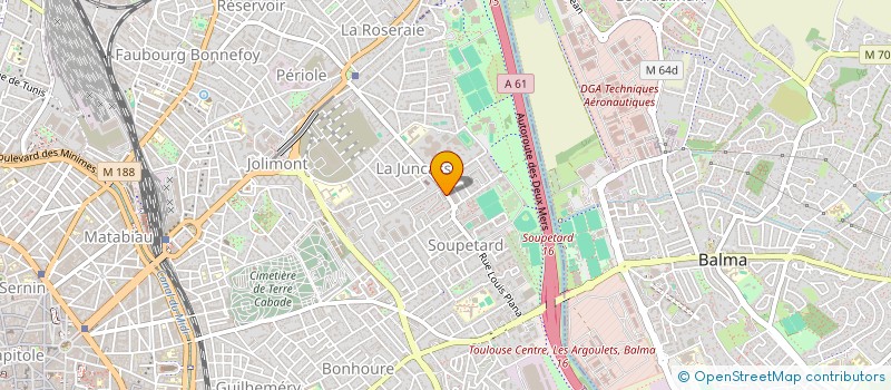 localisation de l'entreprise TRANSPORT PHIL EXPRESS à TOULOUSE