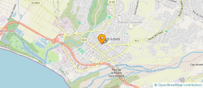 localisation de l'entreprise TRANSPORT PHILEAS  SAINT-LOUIS