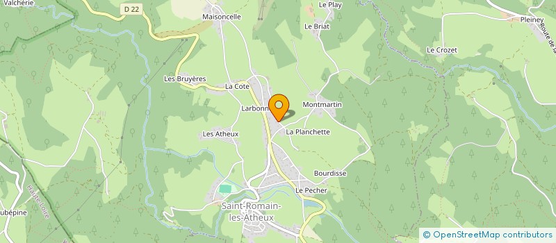 localisation de l'entreprise TRANSPORT PILAT L'HEURE à SAINT-ROMAIN-LES-ATHEUX