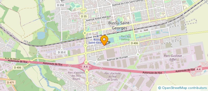 localisation de l'entreprise TRANSPORT PIRIOUA  BUSSY-SAINT-GEORGES