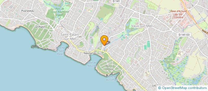 localisation de l'entreprise TRANSPORT PLEIN PHARE  VAUX-SUR-MER