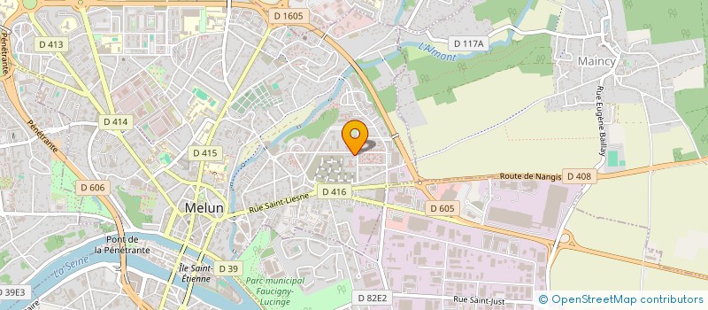 localisation de l'entreprise TRANSPORT PLUS à MELUN
