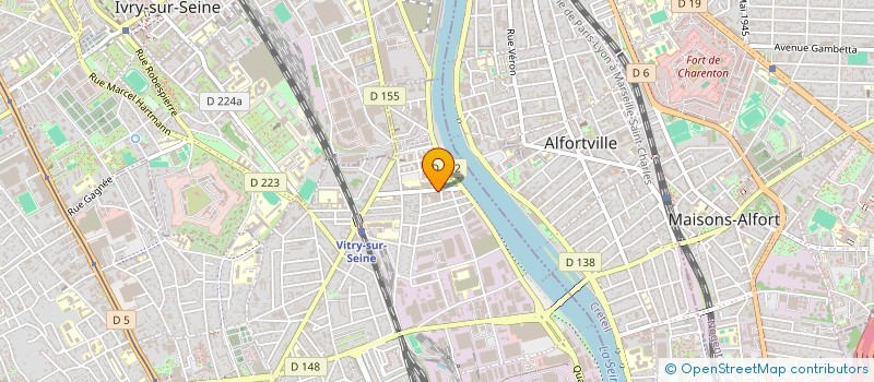 localisation de l'entreprise TRANSPORT PLUS  VITRY-SUR-SEINE