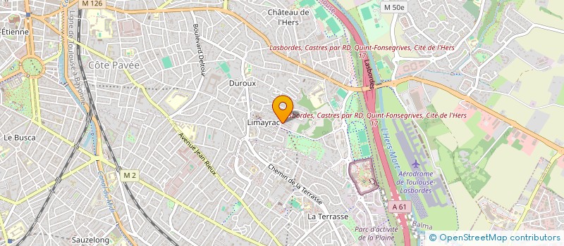 localisation de l'entreprise TRANSPORT PLUS à TOULOUSE