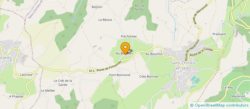 localisation de l'entreprise TRANSPORT PLUS BERNARD VEYRET  CELLIEU