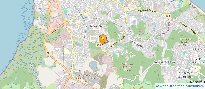 localisation de l'entreprise TRANSPORT PLUS MEDARD  CAYENNE