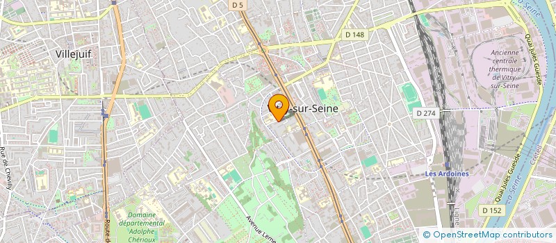 localisation de l'entreprise TRANSPORT PLUS SARL  VITRY-SUR-SEINE