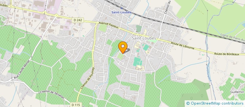 localisation de l'entreprise TRANSPORT POILVET à SAINT-LOUBES
