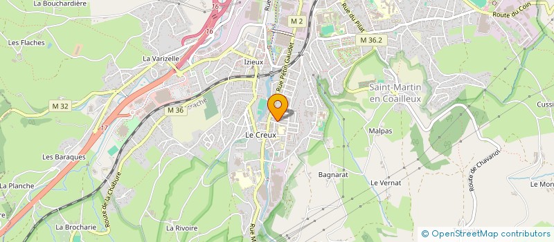 localisation de l'entreprise TRANSPORT PONTIAC à SAINT-CHAMOND