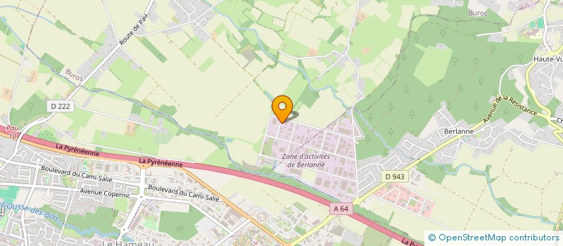 localisation de l'entreprise TRANSPORT POUGET PYRENEES  BUROS