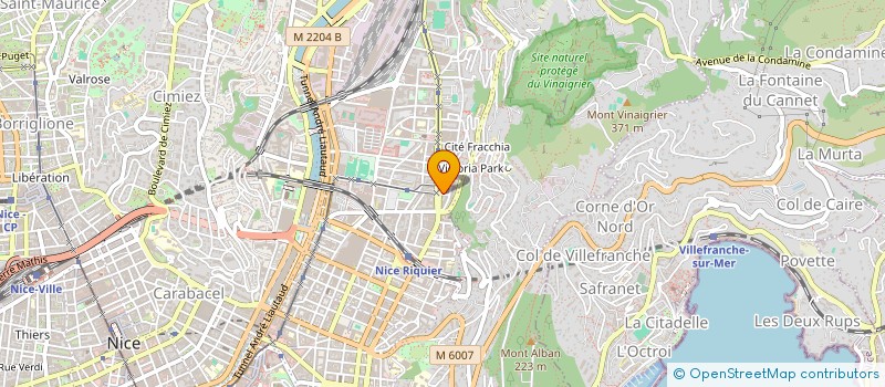 localisation de l'entreprise TRANSPORT PRIVE DES ALPES MARITIMES (TPAM) à NICE
