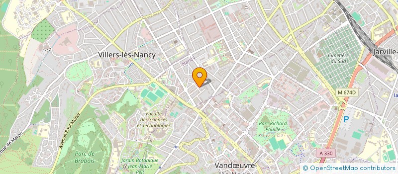 localisation de l'entreprise TRANSPORT PRIVE ET PLUS  NANCY