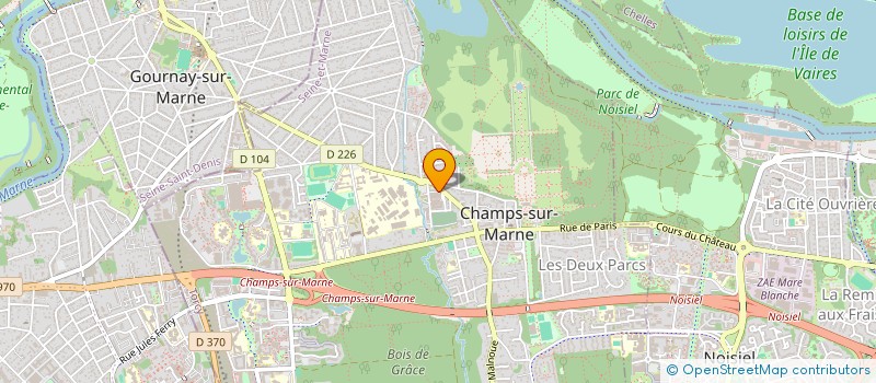 localisation de l'entreprise TRANSPORT PRO  CHAMPS-SUR-MARNE