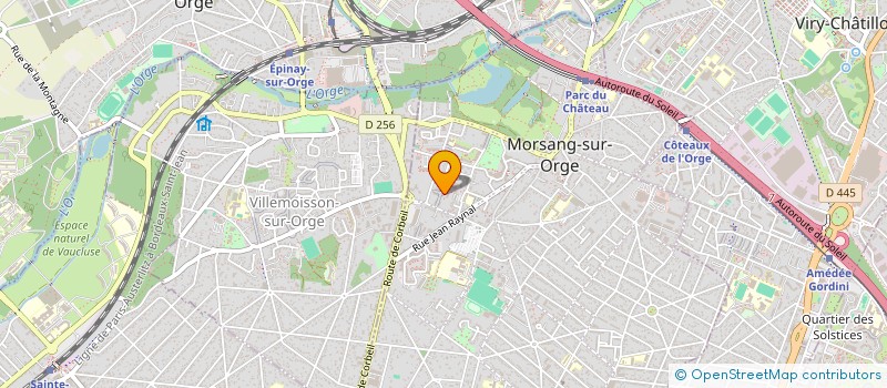 localisation de l'entreprise TRANSPORT-PRO à MORSANG-SUR-ORGE