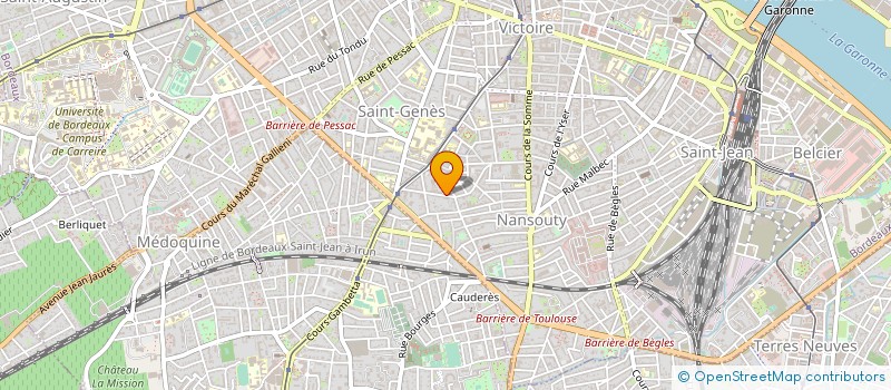 localisation de l'entreprise TRANSPORT RAMANGA SYLVIA à BORDEAUX